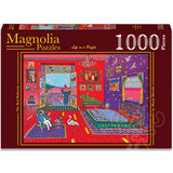 The Red Bedroom - Murat Mizrahi | Magnolia | 1000 Pieces | Jigsaw Puzzle