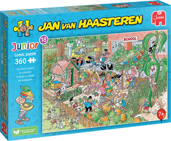The School Garden - Junior No.18 | Jan van Haasteren | Jumbo | 360 Pieces | Jigsaw Puzzle