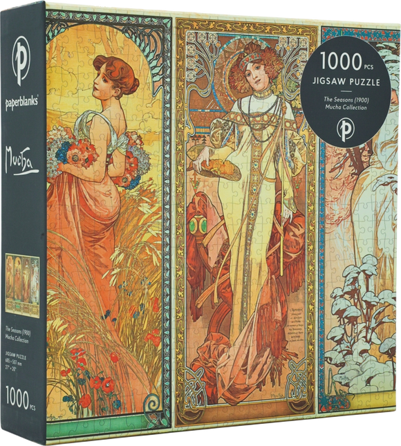 The Seasons - Mucha Collection | Paperblanks | 1000 Pieces | Jigsaw Puzzle
