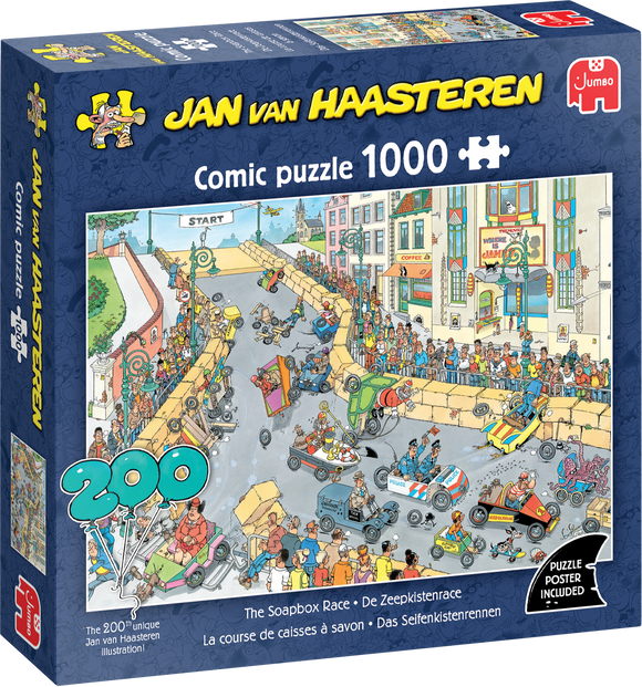 The Soapbox Race - Jan van Haasteren | Jumbo | 1000 Pieces | Jigsaw Puzzle