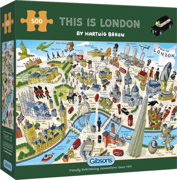 This Is London - Hartwig Braun | Gibsons | 500 Pieces | Jigsaw Puzzle