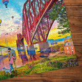 Three Bridges Crossing - Dominic Davison | Gibsons | 1000 Pieces | Jigsaw Puzzle