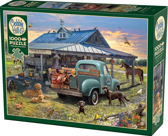 Trading Post - Greg Giordano | Cobble Hill | 1000 Pieces | Jigsaw Puzzle