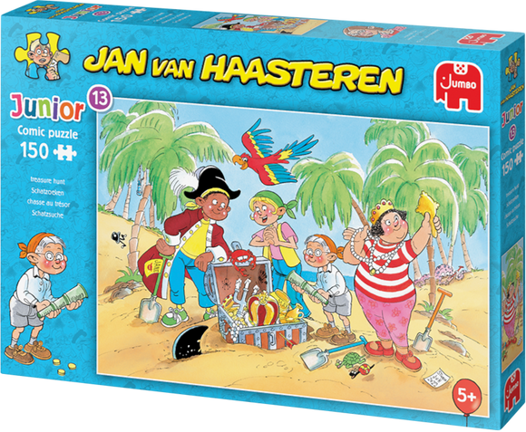 Treasure Hunt - Junior No.13 | Jan van Haasteren | Jumbo | 150 Pieces | Jigsaw Puzzle