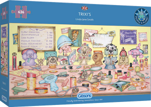 Trixi's - Linda Jane Smith | Gibsons | 636 Pieces | Panorama Jigsaw Puzzle