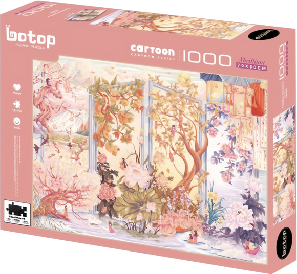 Twelve Flowers | Botop | 1000 Pieces | Jigsaw Puzzle