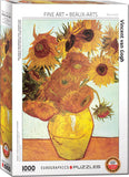 Twelve Sunflowers - Vincent Van Gogh | Fine Art Collection | Eurographics | 1000 Pieces | Jigsaw Puzzle