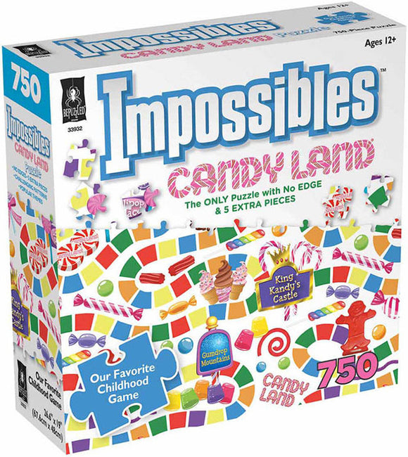 Bepuzzled | Candyland | Impossibles | 750 Pieces | Jigsaw Puzzle