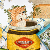Vegemite And Cats - Miss Wenly | The Puzzle Collab | 500 Pieces | Jigsaw Puzzle