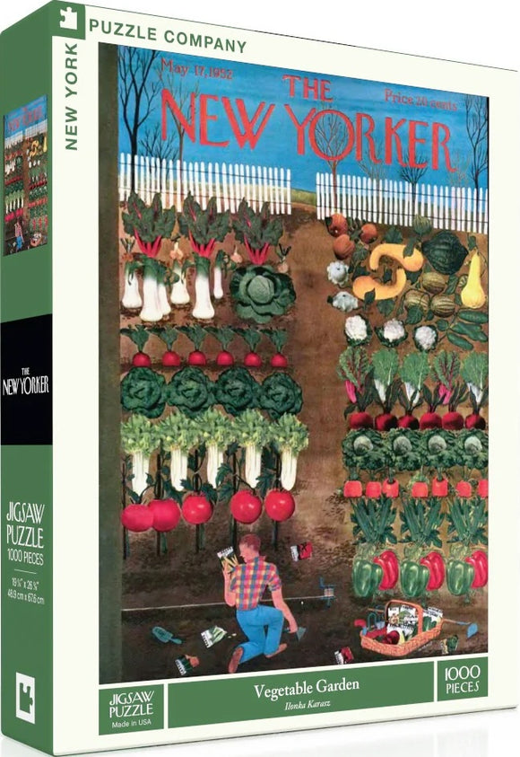 Vegetable Garden - Ilonka Karasz | New York Puzzle Company | 1000 Pieces | Jigsaw Puzzle