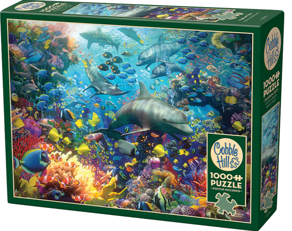 Vibrant Sea - David Penfound | Cobble Hill | 1000 Pieces | Jigsaw Puzzle