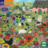 Village Orchard - Vanessa Bowman | Eeboo | 1000 Pieces | Jigsaw Puzzle