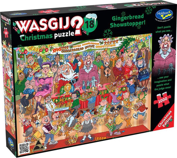 WASGIJ? | Christmas No.18 - Gingerbread Showstopper! | Holdson | 1000 Pieces | Jigsaw Puzzle