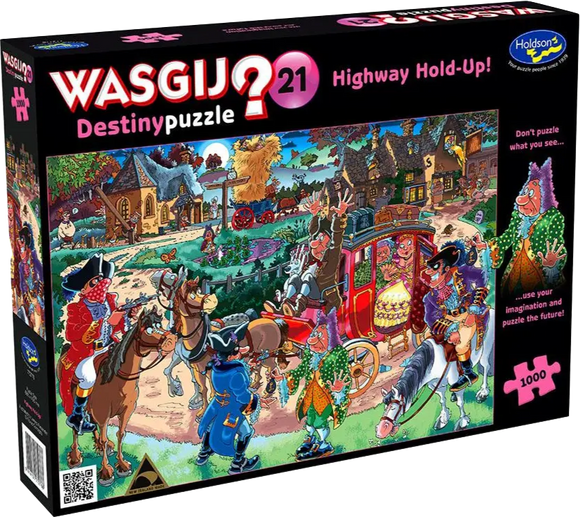 WASGIJ? | Destiny No.21 - Highway Hold-up | Holdson | 1000 Pieces | Jigsaw Puzzle