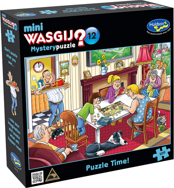 WASGIJ? | Mini Mystery No.12 - Puzzle Time! | Holdson | 100 Pieces | Jigsaw Puzzle