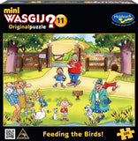 WASGIJ? | Mini Original No.11 - Feeding The Birds! | Holdson | 100 Pieces | Jigsaw Puzzle
