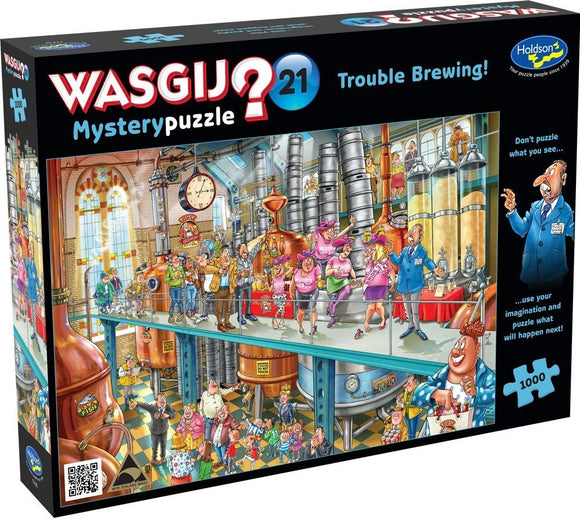 Trouble Brewing! - Mystery No.21 | Wasgij? | Holdson | 1000 Pieces | Jigsaw Puzzle