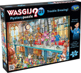 Trouble Brewing! - Mystery No.21 | Wasgij? | Holdson | 1000 Pieces | Jigsaw Puzzle