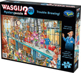 Trouble Brewing! - Mystery No.21 | Wasgij? | Holdson | 1000 Pieces | Jigsaw Puzzle