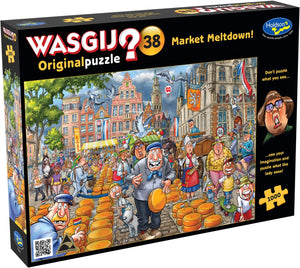 Market Meltdown! - Original No.38 | Wasgij? | Holdson | 1000 Pieces | Jigsaw Puzzle