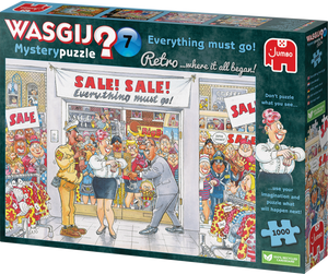 Everything Must Go! - Mystery No.7 | Wasgij? Retro | Jumbo | 1000 Pieces | Jigsaw Puzzle