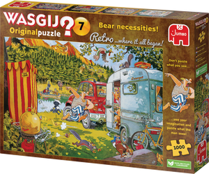 Bear Necessities! - Original No.7 | Wasgij? Retro | Jumbo | 1000 Pieces | Jigsaw Puzzle