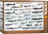 WWII Aircraft | Eurographics | 1000 Pieces | Jigsaw Puzzle