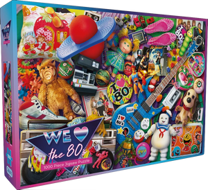 We Love The 80's | Gibsons | 1000 Pieces | Jigsaw Puzzle