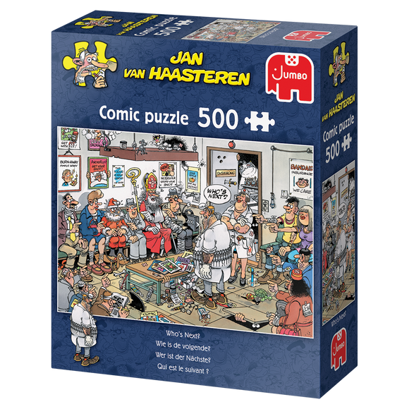 Who's Next? - Jan van Haasteren | Jumbo | 500 Pieces | Jigsaw Puzzle