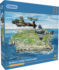 Wings Over Portland - Matthew Emeny | Gibsons | 500 Pieces | Jigsaw Puzzle
