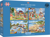 Wish You Were Here - Trevor Mitchell | Gibsons | 4 X 500 Pieces | Jigsaw Puzzle