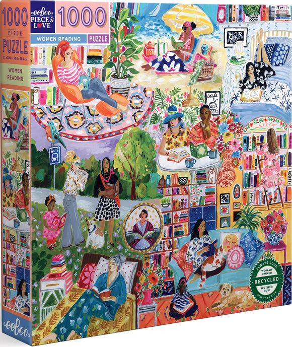 Women Reading - Jennifer Orkin Lewis | Eeboo | 1000 Pieces | Jigsaw Puzzle