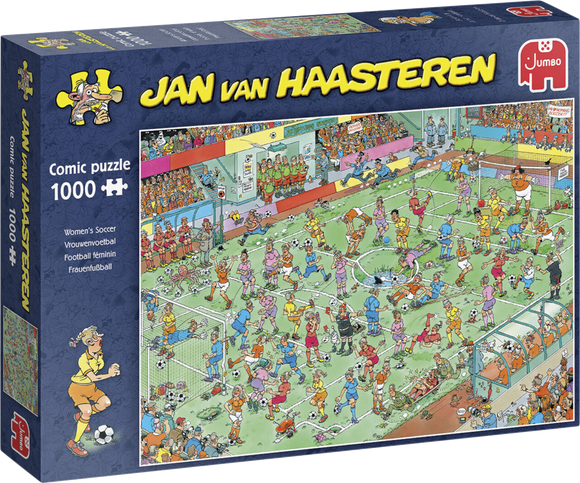 Women's Soccer - Jan van Haasteren | Jumbo | 1000 Pieces | Jigsaw Puzzle