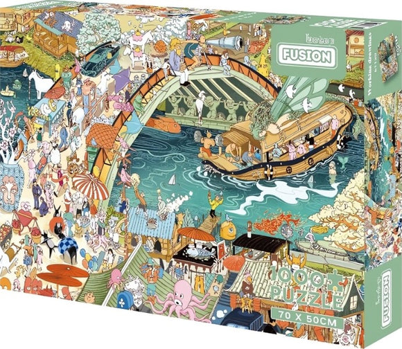 Working Drawings | Botop Fusion | 1000 Pieces | Jigsaw Puzzle