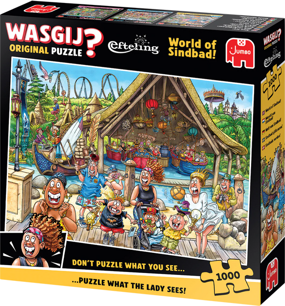 World Of Sinbad! - Mystery | Efteling | Wasgij? | Jumbo | 1000 Pieces | Jigsaw Puzzle