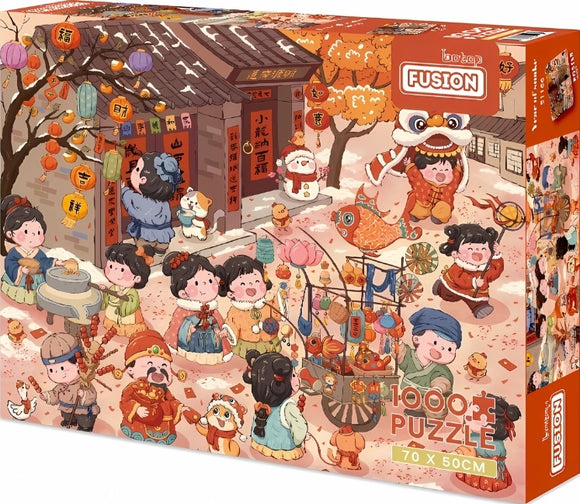 Year Of Snake | Botop Fusion | 1000 Pieces | Jigsaw Puzzle