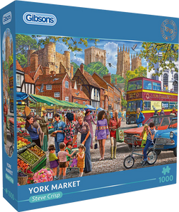 York Market - Steve Crisp | Gibsons | 1000 Pieces | Jigsaw Puzzle