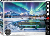 Yukon Aurora Boealis | HDR Photography | Eurographics | 1000 Pieces | Jigsaw Puzzle