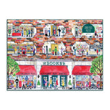 A Day At The Bookstore - Michael Storrings | Galison | 1000 Pieces | Jigsaw Puzzle - Puzzles +