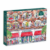 A Day At The Bookstore - Michael Storrings | Galison | 1000 Pieces | Jigsaw Puzzle - Puzzles +