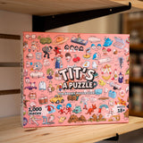 Tit's A Puzzle | Sleazy Greetings | 1000 Pieces | Jigsaw Puzzle