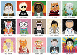 Cat Icons - Nia Gould | Happily | 1000 Pieces | Jigsaw Puzzle