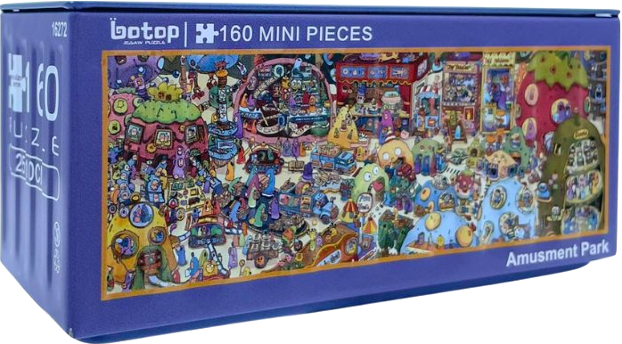 Amusement Park | Botop | 160 Pieces | Mini Jigsaw Puzzle – Puzzles