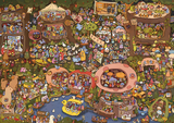 Amusement Park | Botop Blackcard | 2000 Piece Puzzle | Jigsaw Puzzle - Mystery Matrix