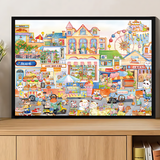 Animal Street | Botop Fusion | 500 Piece Puzzle | Jigsaw Puzzle - Mystery Matrix