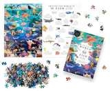 Around The World In 50 Fish | Laurence King Publishing | 1000 Pieces | Jigsaw Puzzle - Puzzles +