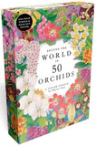 Around The World In 50 Orchids | Laurence King Publishing | 1000 Pieces | Jigsaw Puzzle - Puzzles +