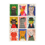 Art Cats | Happily | 99 Pieces | Mini Jigsaw Puzzle - Puzzles +