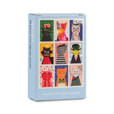 Art Cats | Happily | 99 Pieces | Mini Jigsaw Puzzle - Puzzles +