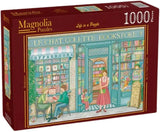 Bookstore - Le Chat Colette | Magnolia | 1000 Pieces | Jigsaw Puzzle - Puzzles +